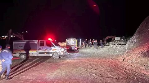 Sivas'ta Maden Ocağında Göçük