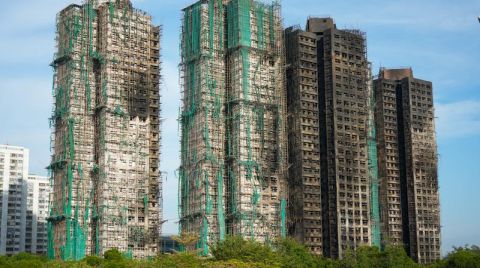 Hong Kong'daki Yangınında Hayatını Kaybedenlerin Sayısı 151’e Yükseldi