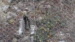 Ayder’de Kaya Riskine Karşı Çelik Örgülü Önlem