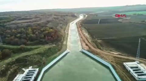 Meriç Nehri'nden Çakmak Barajı'na Su Aktarımı Başladı
